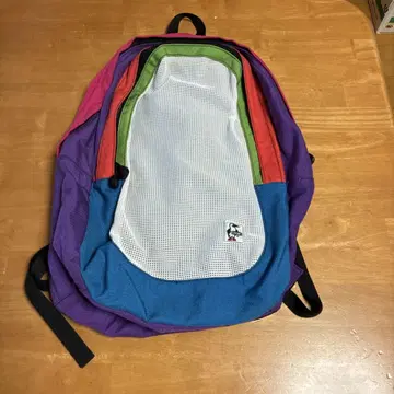 참스 컬러풀 메쉬 백팩