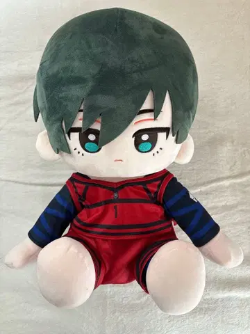 중국 한정판 블루 록 huhu 앉은 봉제 인형 이토시 린 40cm