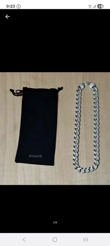 STRAITE 실버 925 목걸이 쿠바 키헤이 DJACE