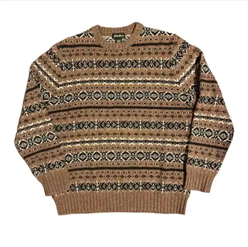 00s Eddie Bauer 페어아일 패턴 스웨터