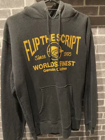 Flip the Script 블랙 후드티 L 사이즈