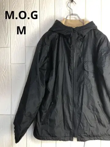 M.O.G 후드 부착 블랙 자켓 M 사이즈