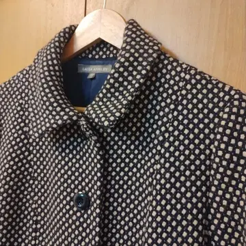 Laura Ashley 도트 무늬 롱 코트