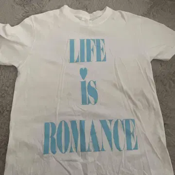 Kaneee LIFE IS ROMANCE 티셔츠 화이트
