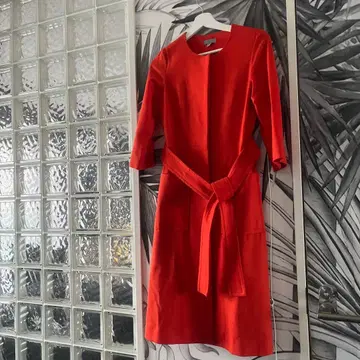 H&M 고급 라인 COS 울 코트 S 오렌지 여배우 코트