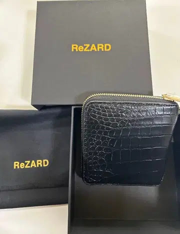 (새상품) ReZARD 크로커다일 중지갑 히카루