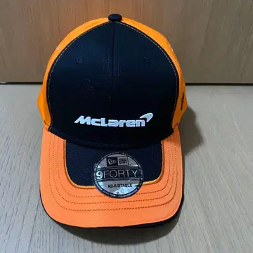McLaren 야구 모자 오렌지/블랙
