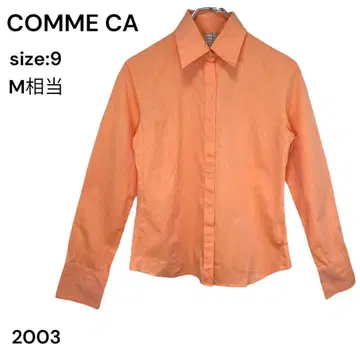 COMME CA 셔츠 긴팔 상의 9 사이즈 오피스룩