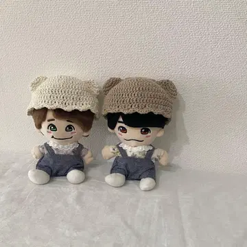 치비 누이 의류 트윈룩 세트 곰 모자 상의 살로펫