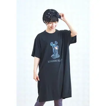 킹덤하츠 룸웨어 왕 (미키마우스) 티셔츠 원피스