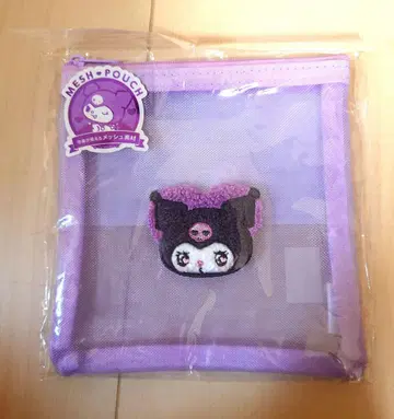 새상품 마이멜로디 메쉬 파우치 에모큥