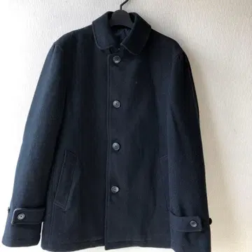 블랙 스텐카라 코트 울 혼방 L 사이즈 BEAMS