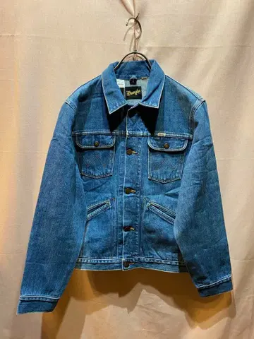 일본제 Wrangler 124MJ 데님 자켓 웨스턴 G