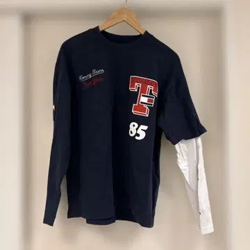 Tommy 남성용 롱 T셔츠 S 사이즈
