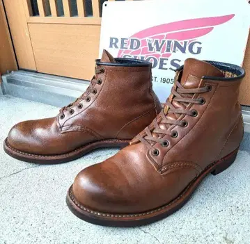 레드윙 9161 블랙스미스 브라운 부머 8D
