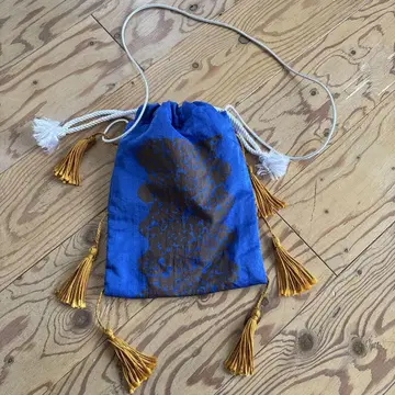 hoop 태슬 달린 파랑 백