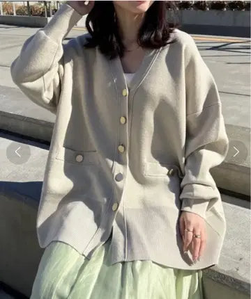 아파트 바이 로리즈 스폰디쉬 버튼 가디건