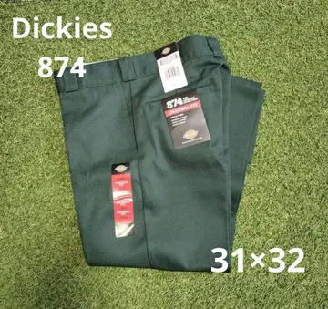 미사용 새상품 디키즈 874 GH 31 x 32 워크 팬츠 미도리02