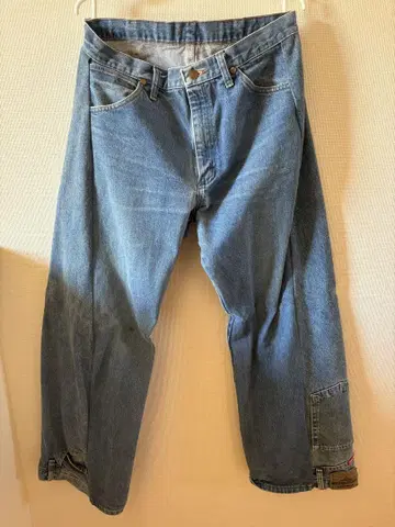 Wrangler 라이트 블루 데님 팬츠 리메이크