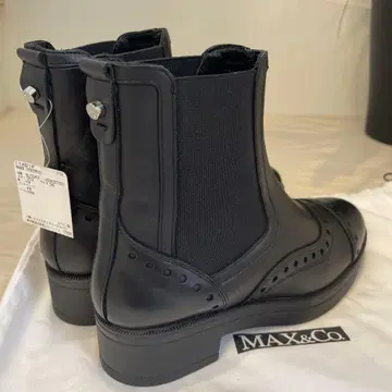 MAX&Co. 사이드 고어 부츠 CT22 블랙 36