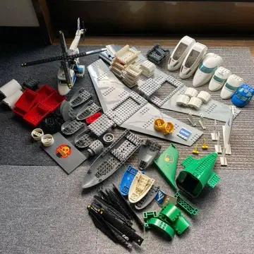 비행기 헬리콥터 레고 세트 부품 레고 시티