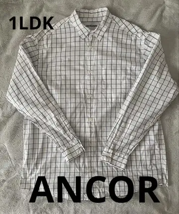 ANCOR 체크 셔츠 버튼 다운 M 1LDK 구매