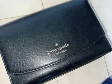 kate spade 블랙 가죽 숄더백