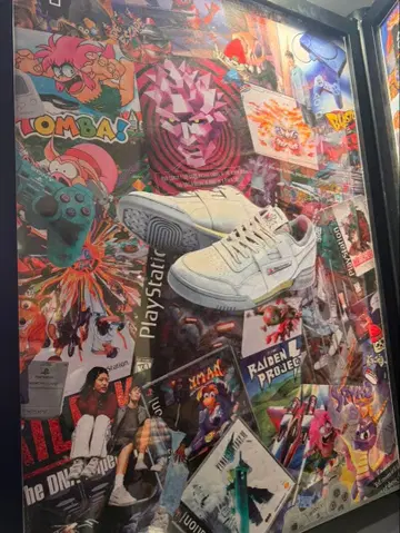 레어 Playstation x Reebok Pump Fury 포스터