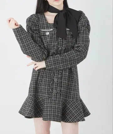 Ank Rouge 트위드 레이디 원피스