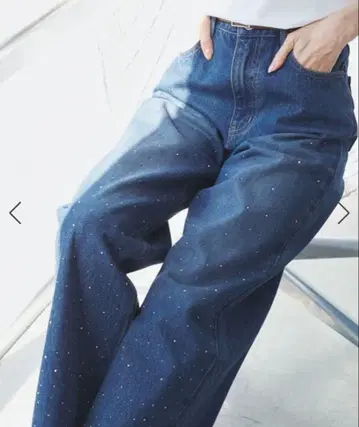 로페피크닉 반짝이 비쥬 데님 36