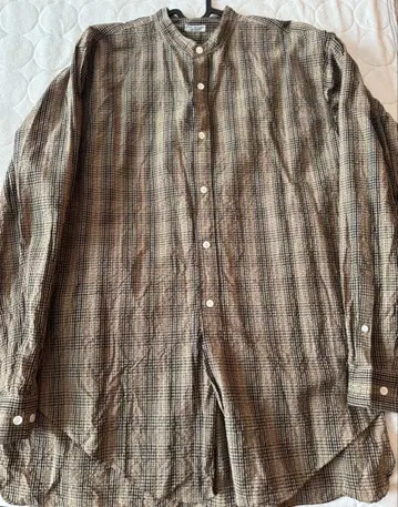 PHIGVEL 롱 체크 셔츠 사이즈 1