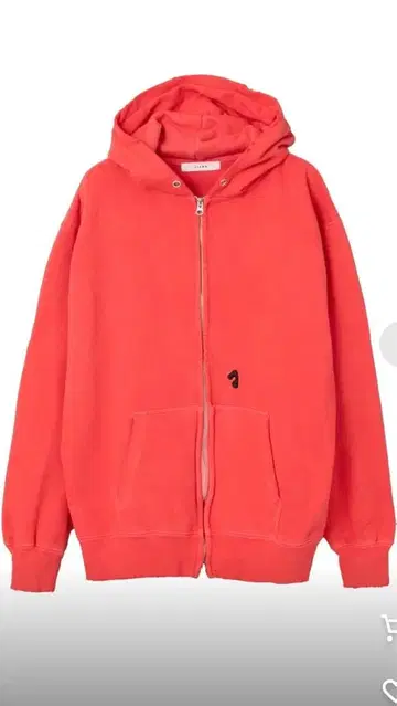 jieda PIGMENT J LOGO ZIP UP HOODIE 24AW