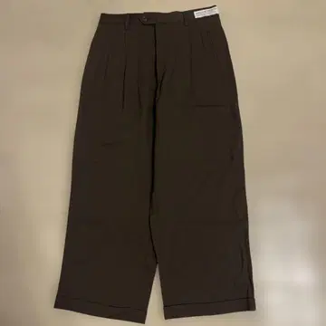 하이 퍼포먼스 컴포트 팬츠 다크 브라운 슬랙스