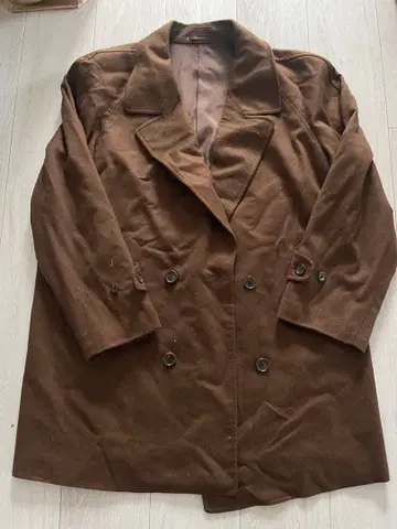 CERRUTI 캐시미어 100% 브라운 테일러드 자켓 M