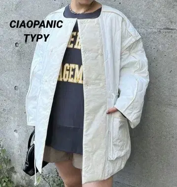 W323 CIAOPANIC TYPY CPC SCAMP 퀼팅 블루종
