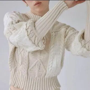 TODAYFUL 투데이풀 패치워크 퍼프 니트 PuffKnit 니트