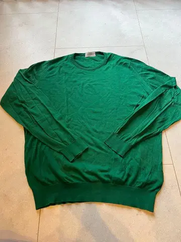 JOHN SMEDLEY 그린 크루넥 스웨터 XL