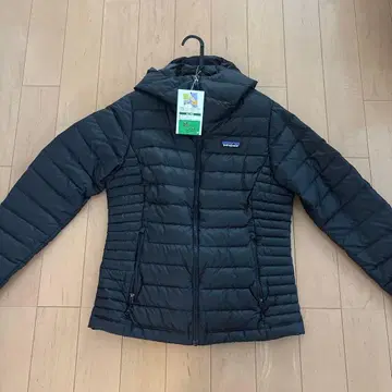 patagonia 블랙 다운 자켓 후드 부착 다운 S