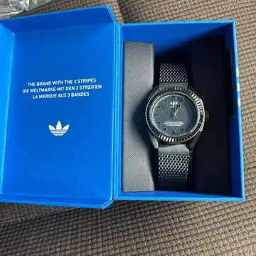adidas 아날로그 손목시계 블랙