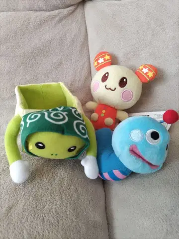 이라이라이바아 네이비 구탄 우탄 봉제 인형 3체 세트