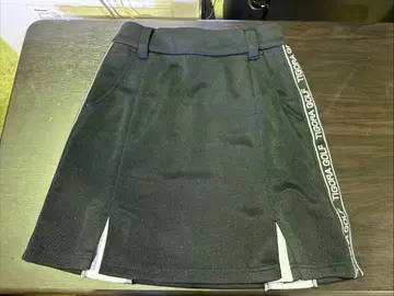 s809 TIGORA 골프 스커트 블랙 저지 소재 사이즈 S 블랙