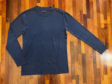 PETIT BATEAU 네이비 M 버튼 스웨터