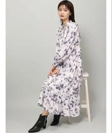 MISCH MASCH 미슈마슈 수채화 플라워 원피스 M