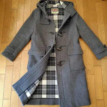 최종 가격 인하 LONDON TRADITION 그레이 더플 코트 36