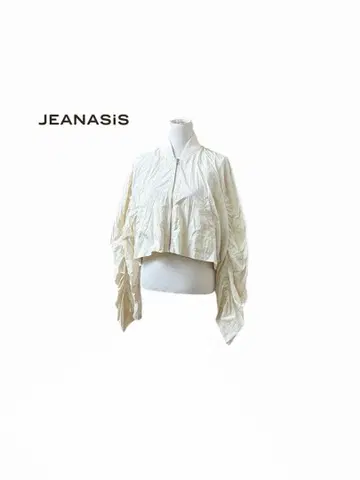 JEANASiS 시스 나일론 개더 집업 자켓