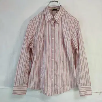 Eddie Bauer 에디 바우어 긴팔 셔츠 스트라이프 핑크 L