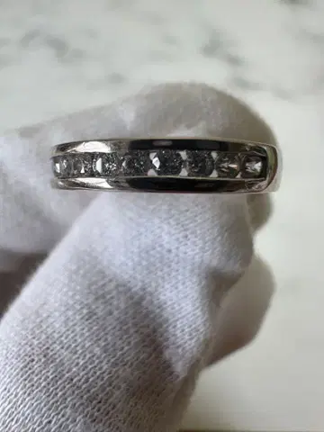 AGATHA 아가타 실버 다이아몬드 포함 실버 반지 약 13.5호