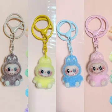 러브브 LABUBU 봉제 인형 키링 키링 4점 세트