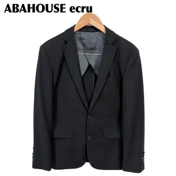 [ 새상품급 ] ABAHOUSE ecru 테일러드 자켓 3 블랙 무지