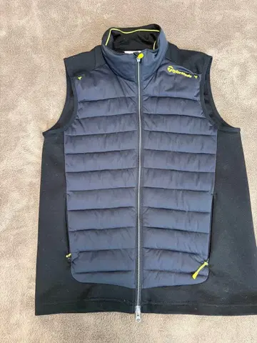 TaylorMade 남성용 L 네이비 다운 베스트